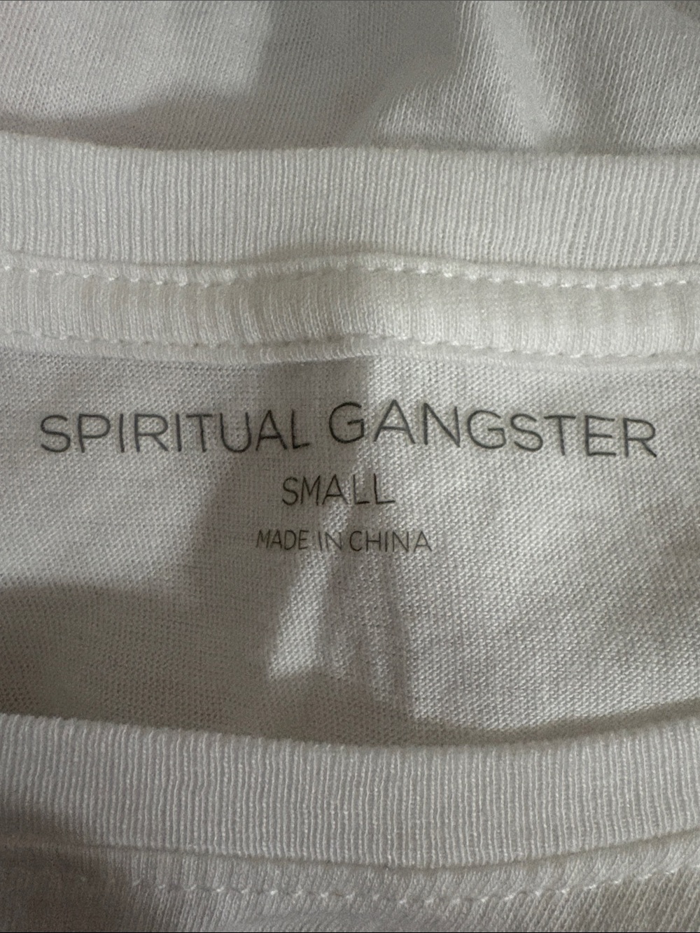 Spiritual Gangster White Graphic Sun & Moon Tank “Shine Your Light” Small - Picture 6 of 8
